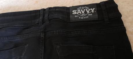 Savvy černé slim fit joggers, xs