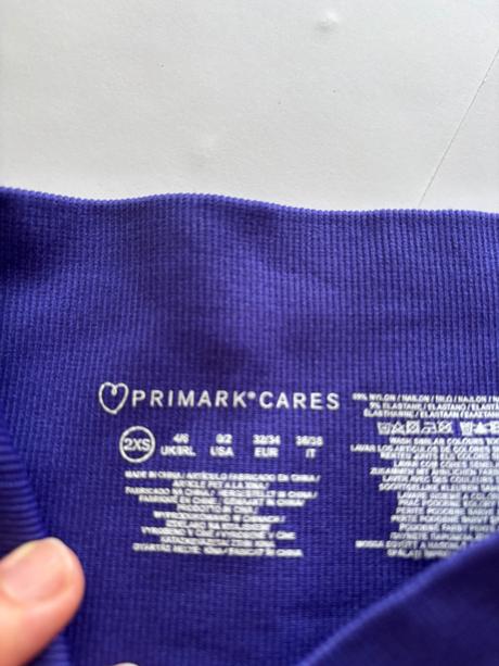 K4/ šortky elastické modro fialové barvy - v. xxs, primark,xs