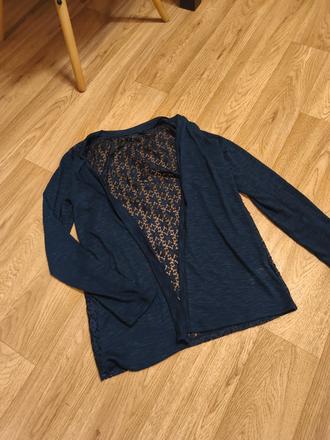 Kardigan s krajkou na zádech 158/164, xs/s, c&a,164