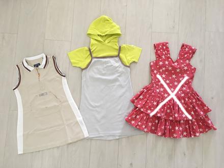 Dívčí bavlněné šaty (6 - 8 let), 128