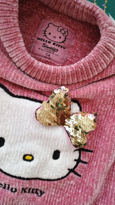 Nádherný svetřík hello kitty značky c&a vel.98, c&a,98