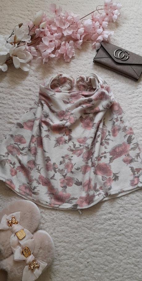 Květovaný tunelový šál, h&m