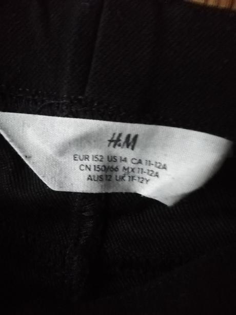 Džíny džeginy vel. 152, zn. h&m., h&m,152