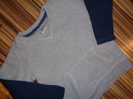 Super šedomodrá mikina 86/92, 86