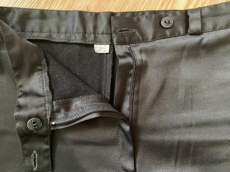 Dámské černé kalhoty - sparx, vel. 38, 38