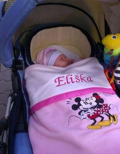 Originální deky se jmény miminek, 