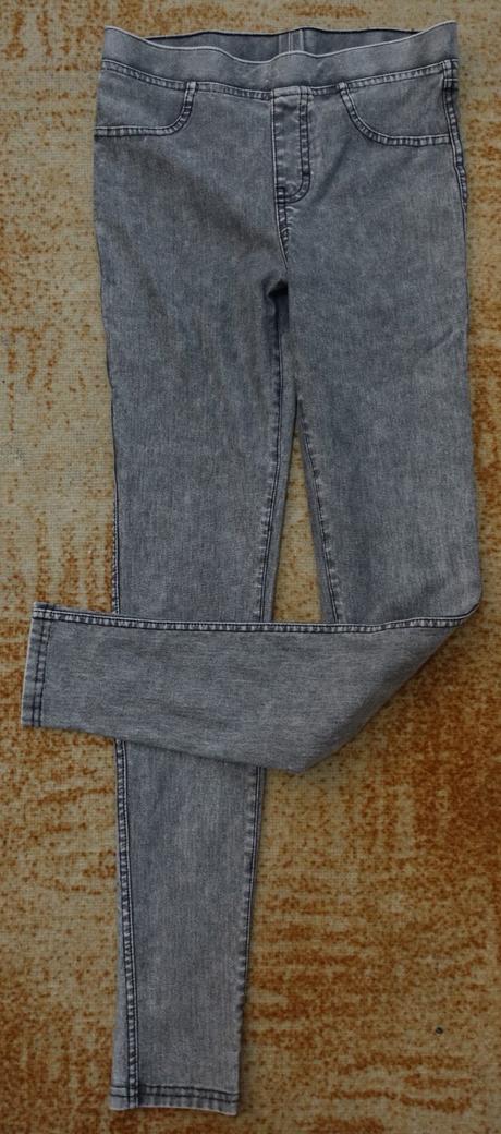 Dívčí riflové jegginy hm vel. 158, h&m,158