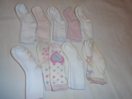 Ponožky 9x froté protiskluz 10-12 cm vel 20-23, f&f,20