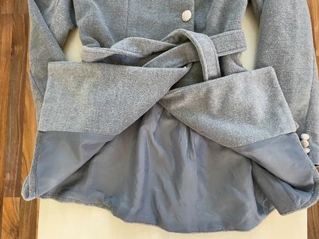 Teplý šedý kabátek, vel xxl ale spíše m/l, owind, l