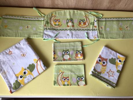 Set - povlečení do postýlky, mantinel, zavinovačka, šířka (cm): 100,délka (cm): 135