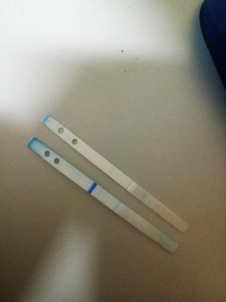 ClearBlue Digital, na displeji mínus, po rozebrání duch