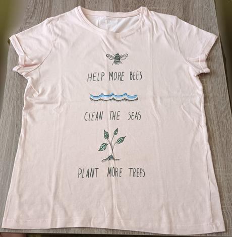 Dívčí triko světle růžové krátký rukáv, pepco,158