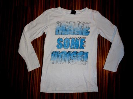 Bílé bavlněné tričko s modrým nápisem, chapter young,134