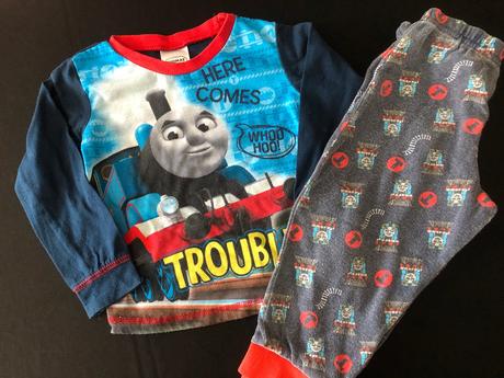 Vel. 86 pyžamový komplet mašinka tomáš, 86