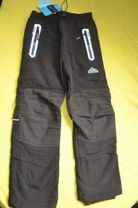 Oteplené softshellové kalhoty kugo,134-164, kugo,134 / 140 / 152 / 164