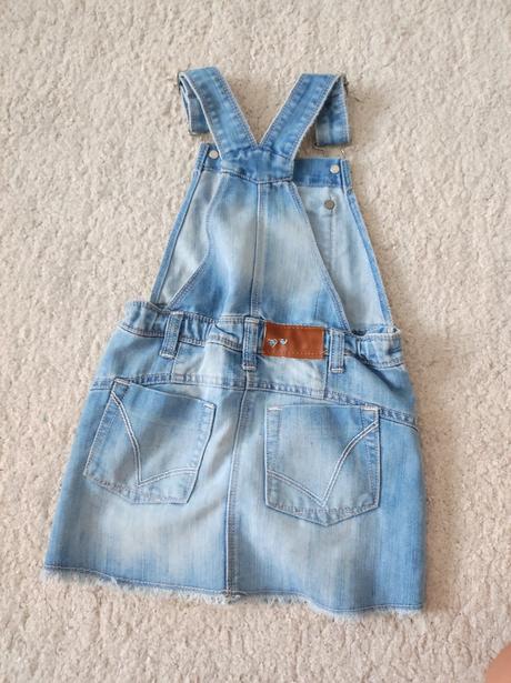 Džínová sukně s laclem, next,110