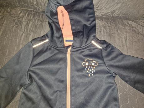 Modrý zatepl. softshel overal zn.lupilu vel.98/104, lupilu,98