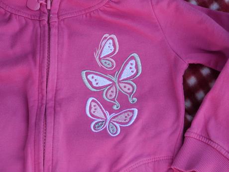 Mikina s motylky 92 baby club, baby club,92