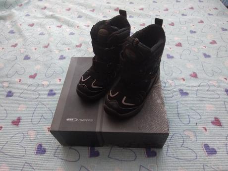 32 martes černé zimní boty waterproof, 32