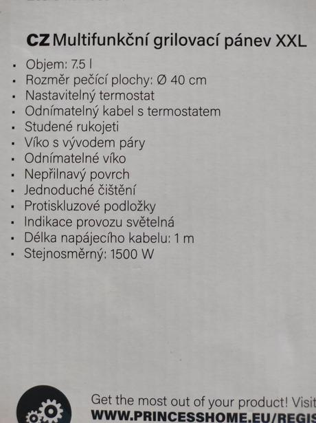 Multifunkční grilovací pánev, 