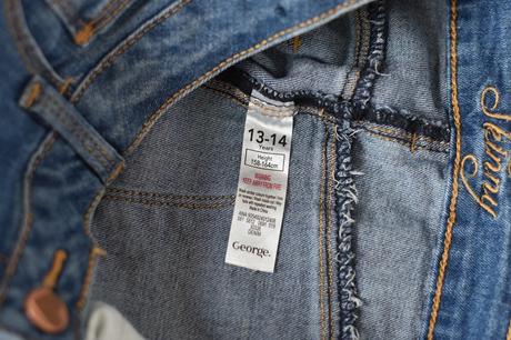 Džíny vel. 13 - 14 let, george,164