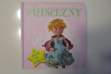 Říkanková knížka princezny - 4 ks puzzle,