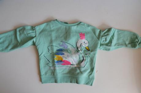 Mikinka s labutí - 2ks, marks & spencer,110