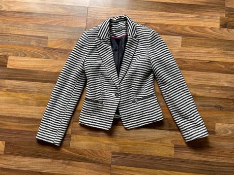 Pruhované neformální sako, vel s-s/m, atmosphere, atmosphere,s