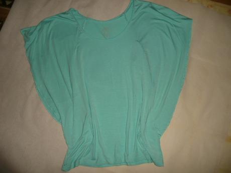 Letní tričko halenka motýlové rukávy vel m 40/42, esmara,40 / 42 / m