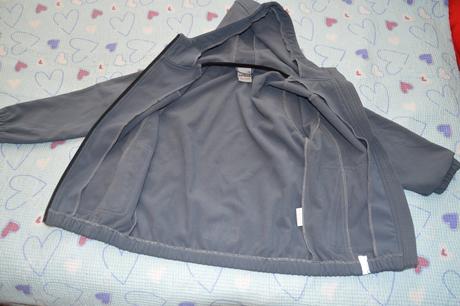 116 122 128 šedá teplá softshelová bunda, glo-story,122