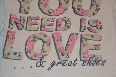 140 146 vintage triko s potiskem růží, f&f,146