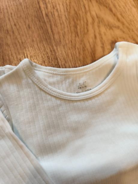 2krát bílé body h&m unisex + letní overal, h&m,74