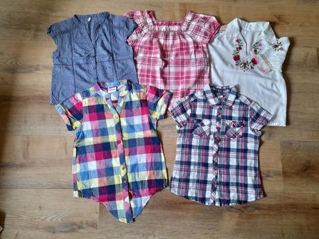 5xkošile/halenka, 134/140,m&s,f&f,yigga atd, marks & spencer,134