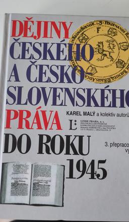 Dějiny českého a československého práva,