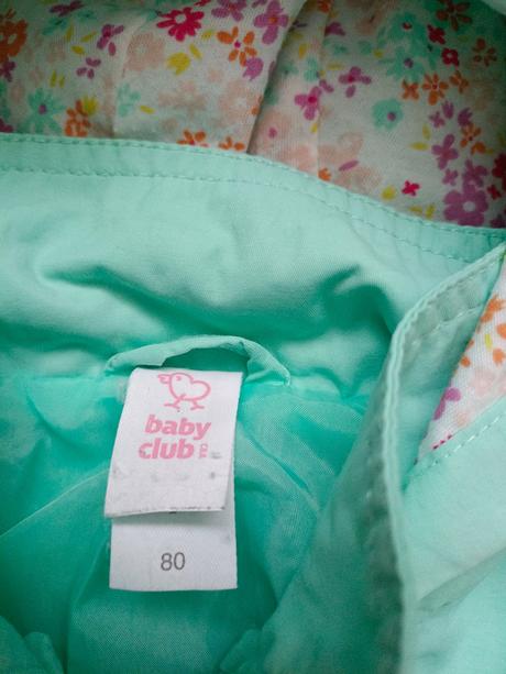 Bunda s mikinou 2v1, c&a,74