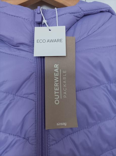 Prošívaná bunda s kapucí sinsay vel.s - nová, sinsay,s