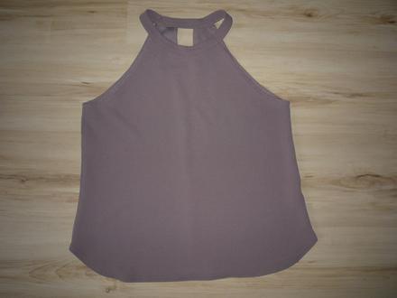 Světle čokoládový crop top, l