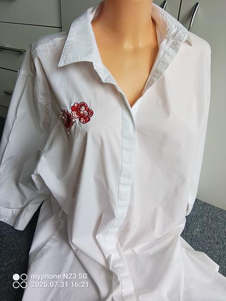 Košile dlouhá - šaty zn."bodyflirt" vel.44/xxl", 44