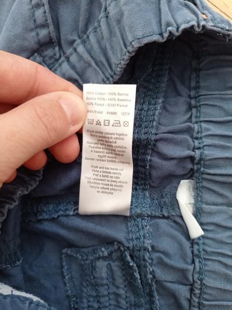 Kraťasy plátěné, riflové 104, f&f,104