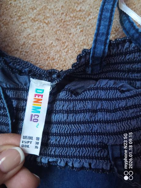 Šortky - overal zn."denim co" vel."36/38", denim co,38