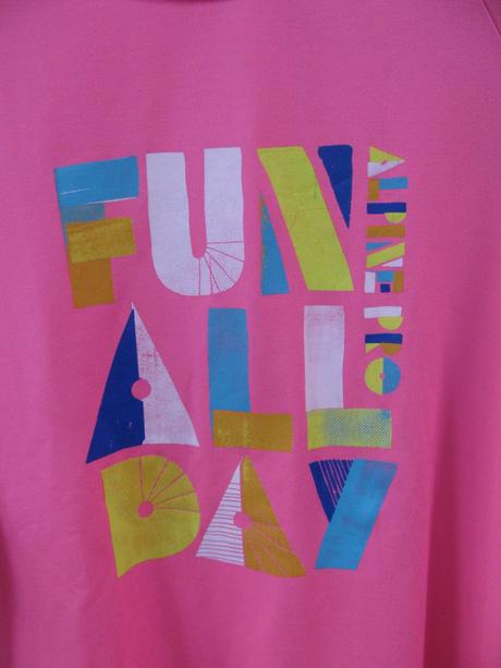 Sytě růžové funkční tričko alpine pro, alpine pro,146