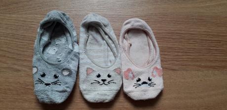 Ultra krátke letné ponožky 3 páry vel. 21-27, 22