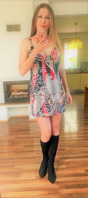 Vzor minišaty, vel s/m, tu, s