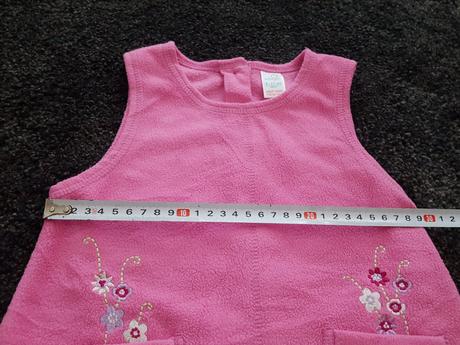 Dívčí fleesové šaty značky adams,velikost 1-1 1/5r, adams,86