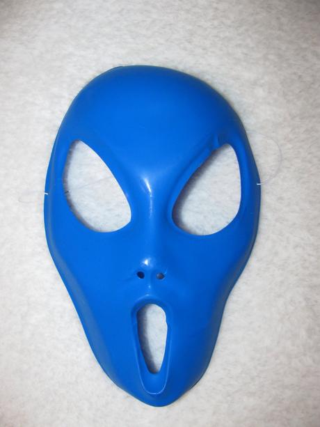 Karnevalová maska,škraboška mimozemšťan, 
