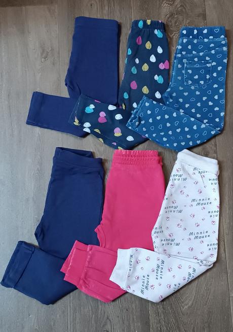 6x dívčí tepláky, legíny, vel. 86/92, kuniboo,86