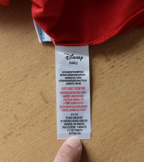 Komplet vel. 12 - 18 m, disney,86