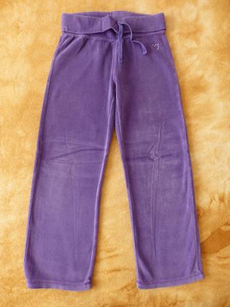 Fialové flísové tepláčky, cherokee,122