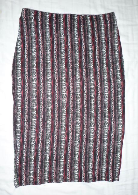 Dámská pružná vzorovaná sukně vel.s-m, new look,s