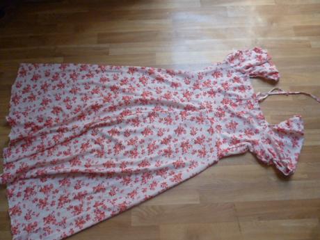 Kytkaté dlouhé šaty vel. xl, xl